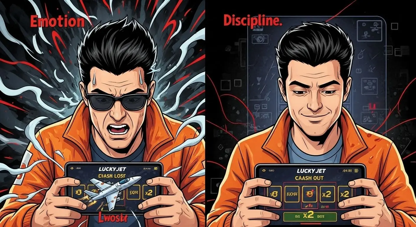 Hissiy va intizomli Lucky Jet qarorlarini taqqoslash